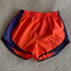 Nike neon running shorts in EUC